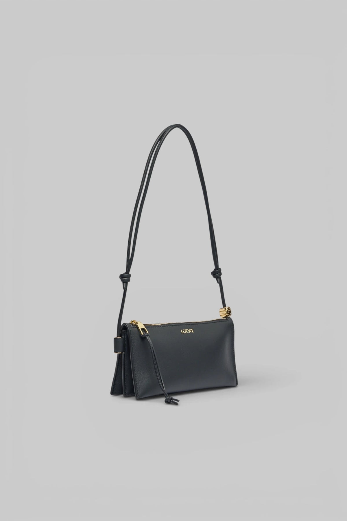 Loewe Joya Pouch interior lined with calf split leather