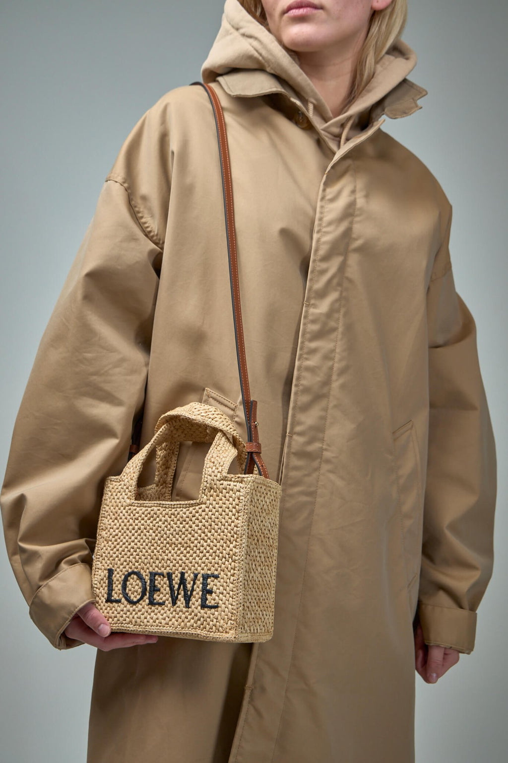 Loewe - Loewe Font Tote Mini Bag - LABELS