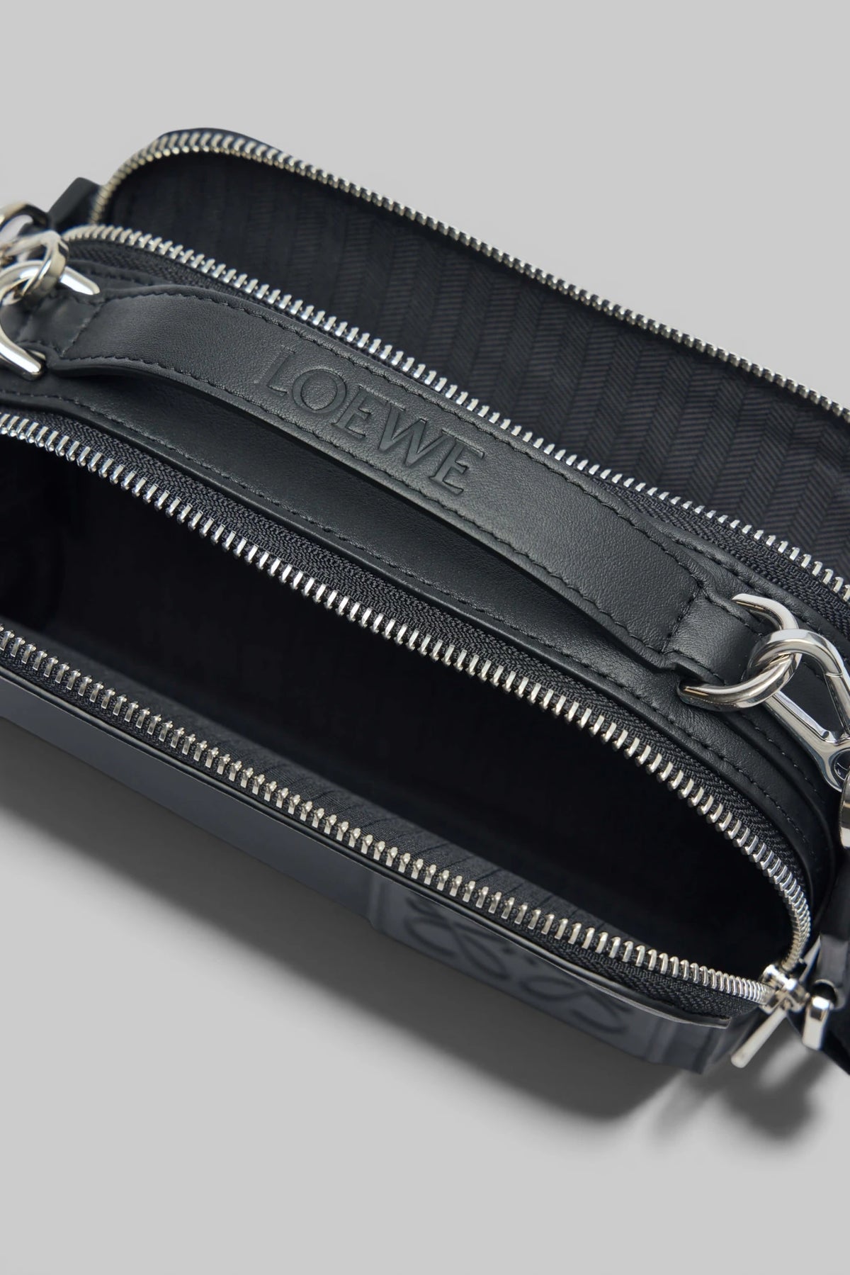 Loewe Patch Camera Bag Mini shown from the back angle