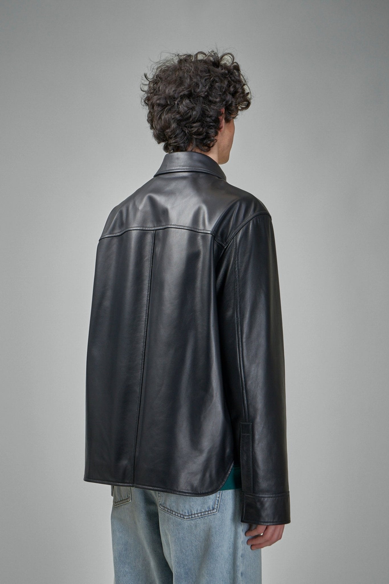 Loewe - Overshirt in Nappa Calfskin - LABELS