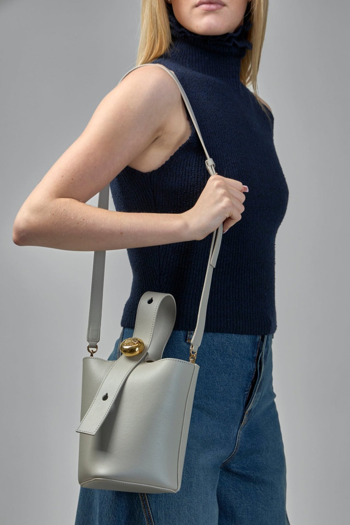 Loewe - Pebble Mini Bucket Bag - LABELS