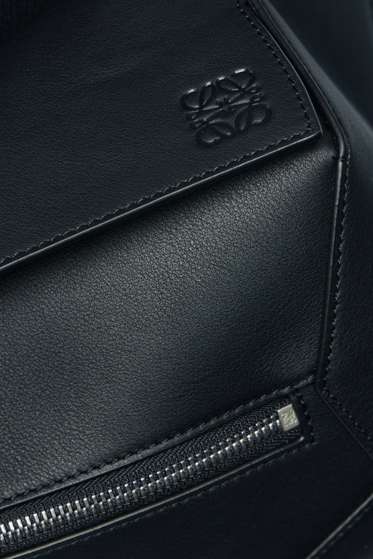 Loewe Puzzle Edge Small Bumbag worn crossbody style showing versatile carrying options