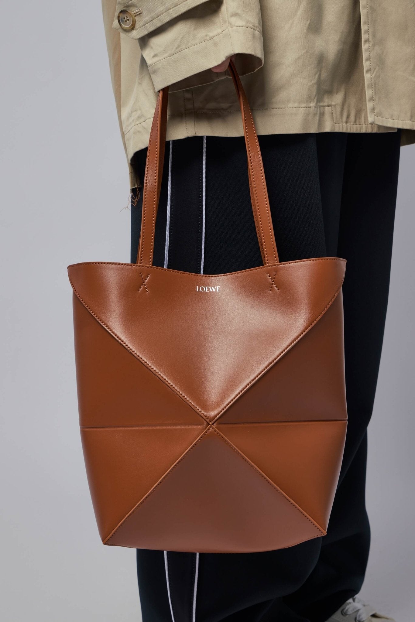 Loewe Tote Bags - Puzzle Fold Medium Leather – LABELS