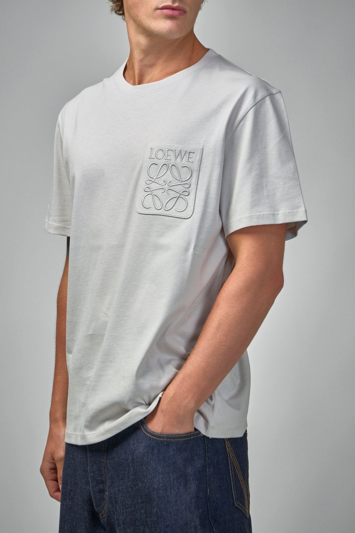 Loewe - Relaxed fit T-Shirt with Anagram Pocket - LABELS