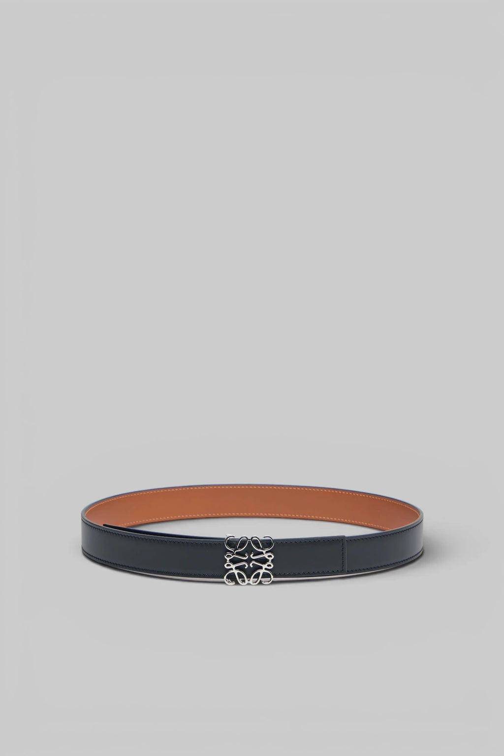 Loewe - Reversible Anagram Belt In Smooth Calfskin - LABELS