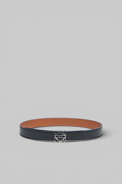 Reversible Anagram Belt In Smooth Calfskin