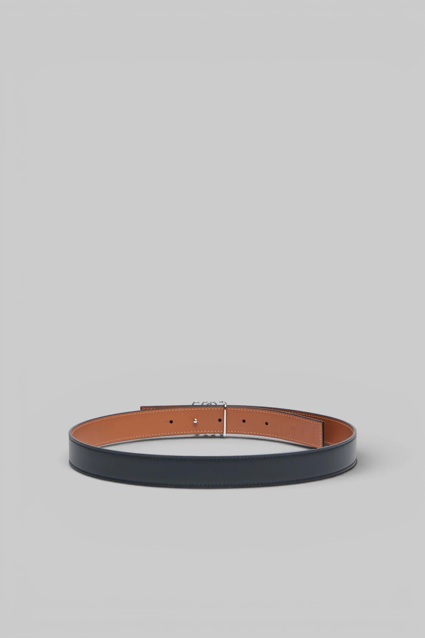 Loewe - Reversible Anagram Belt In Smooth Calfskin - LABELS