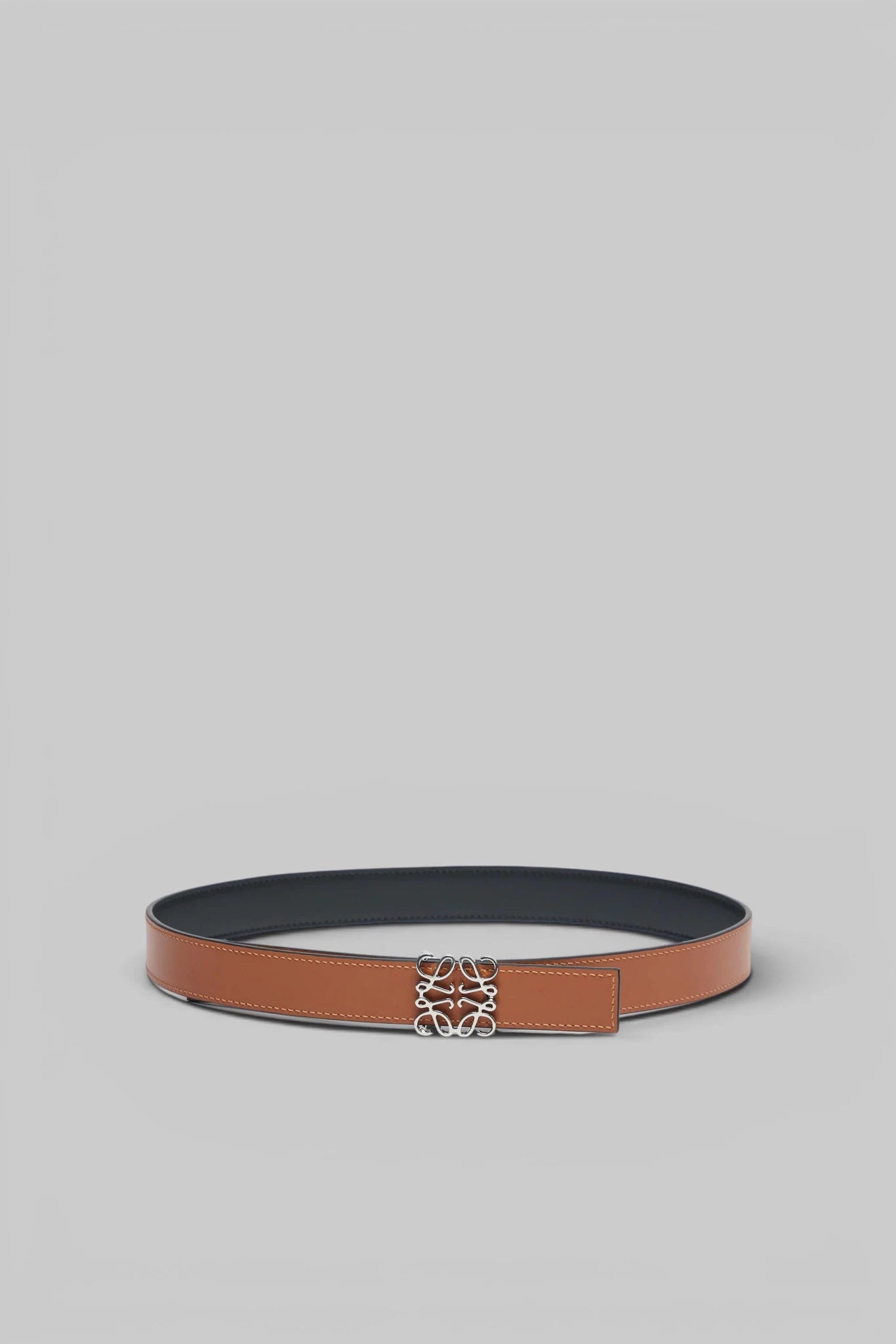Loewe - Reversible Anagram Belt In Smooth Calfskin - LABELS