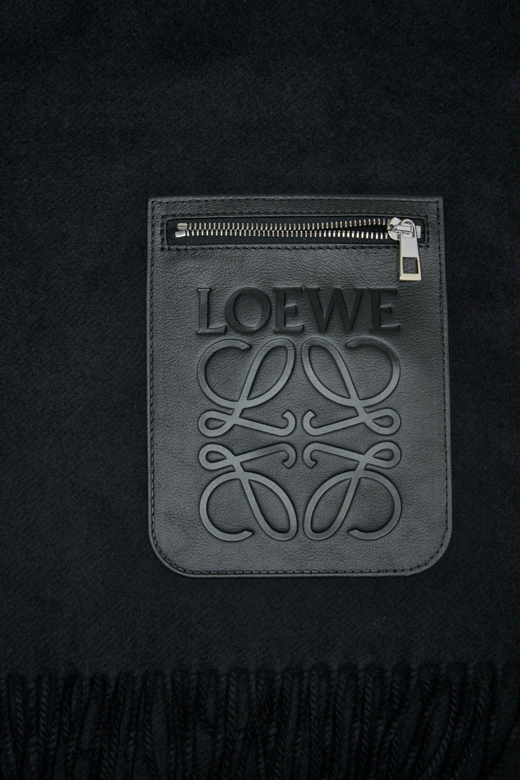Loewe - Scarf in Wool and Cashmere - LABELS