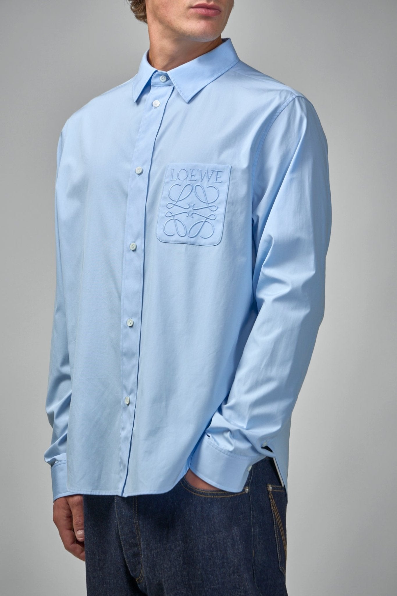 Loewe - Shirt with Anagram Pocket - LABELS