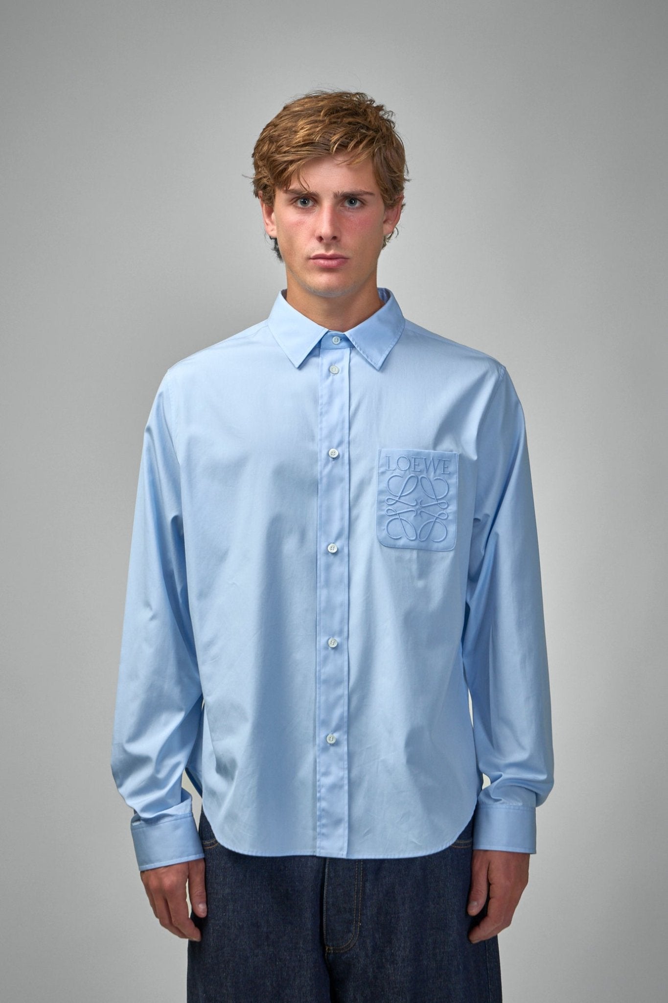 Loewe - Shirt with Anagram Pocket - LABELS