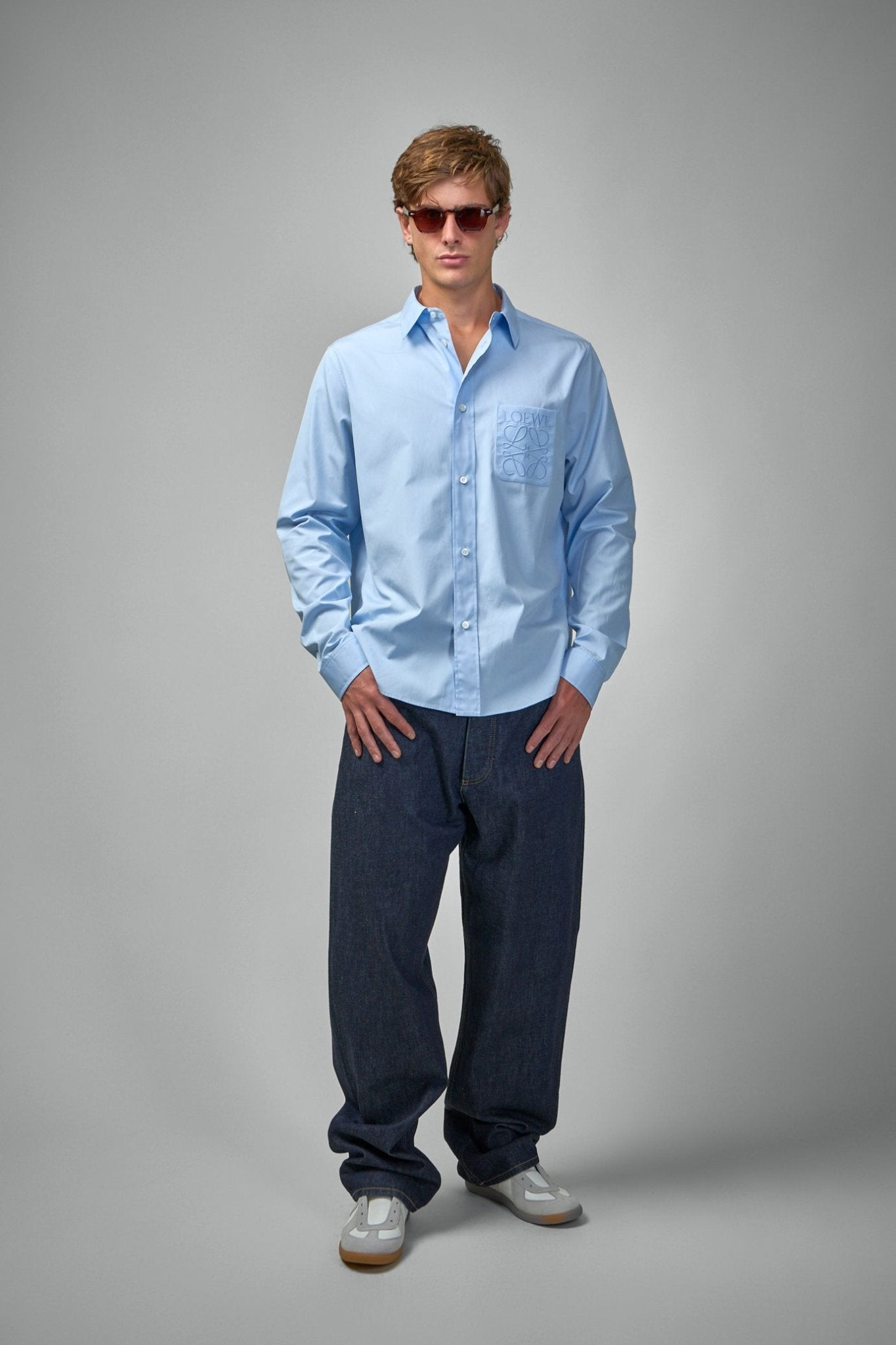 Loewe - Shirt with Anagram Pocket - LABELS