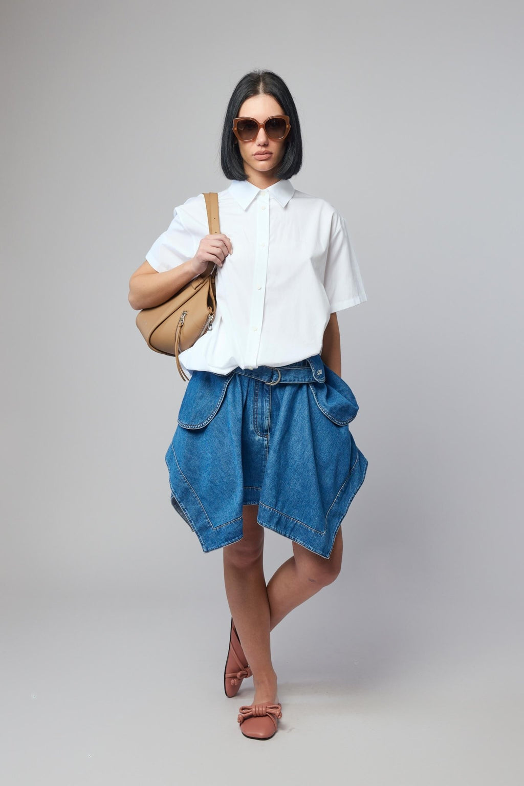 Loewe - Short Sleeve Draped Shirt - LABELS