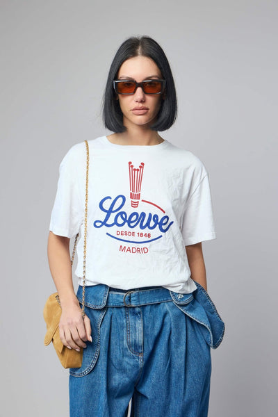 T-shirt in Cotton Blend