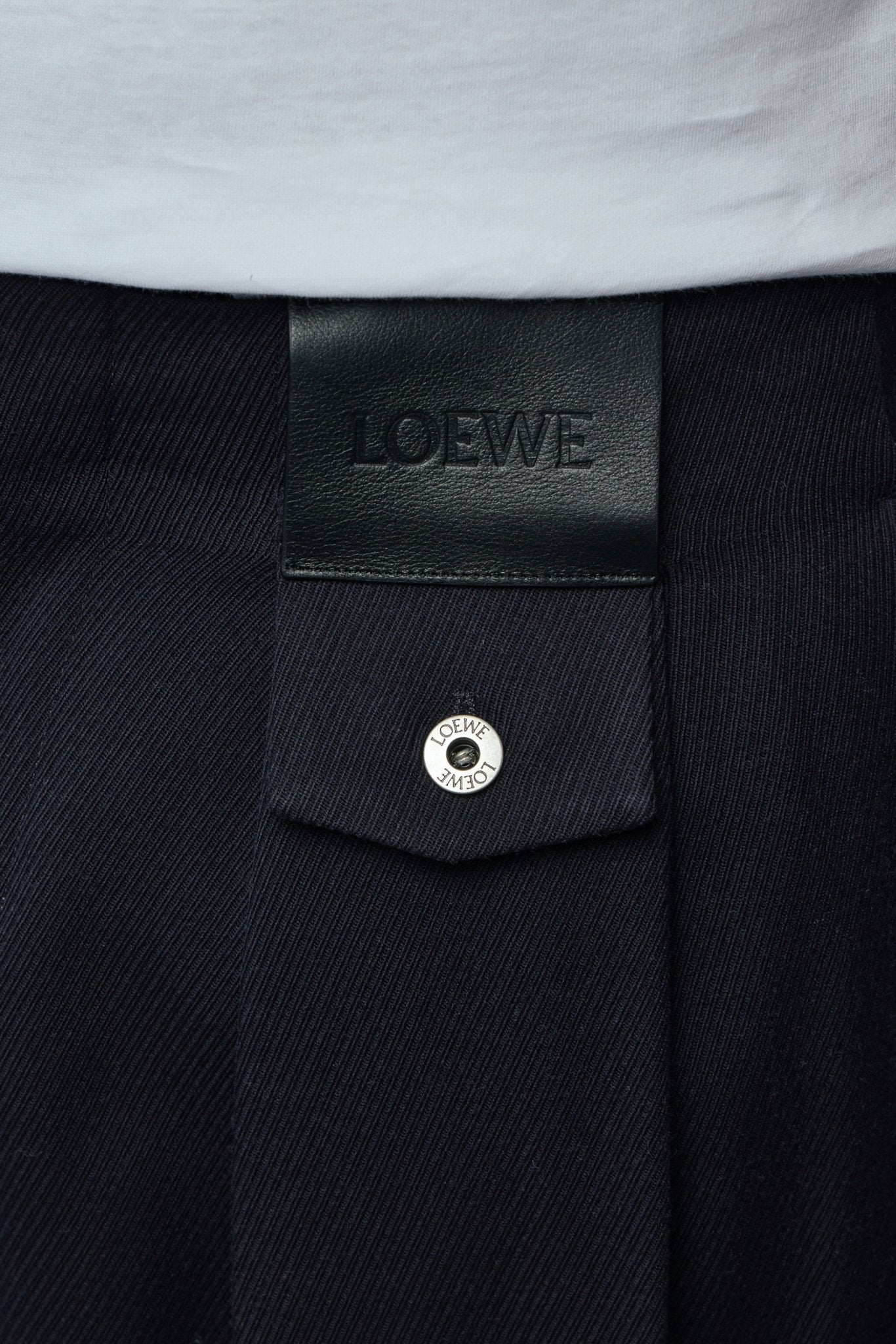 Loewe Wide-Leg Pants - Relaxed Fit Wool Trousers – LABELS