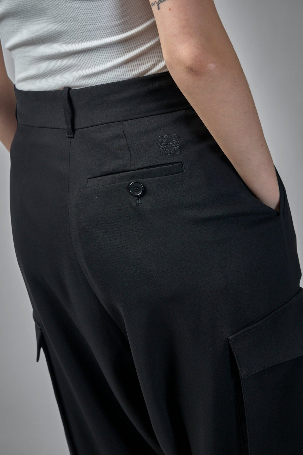 Loewe - Trousers in Stretch Viscose - LABELS