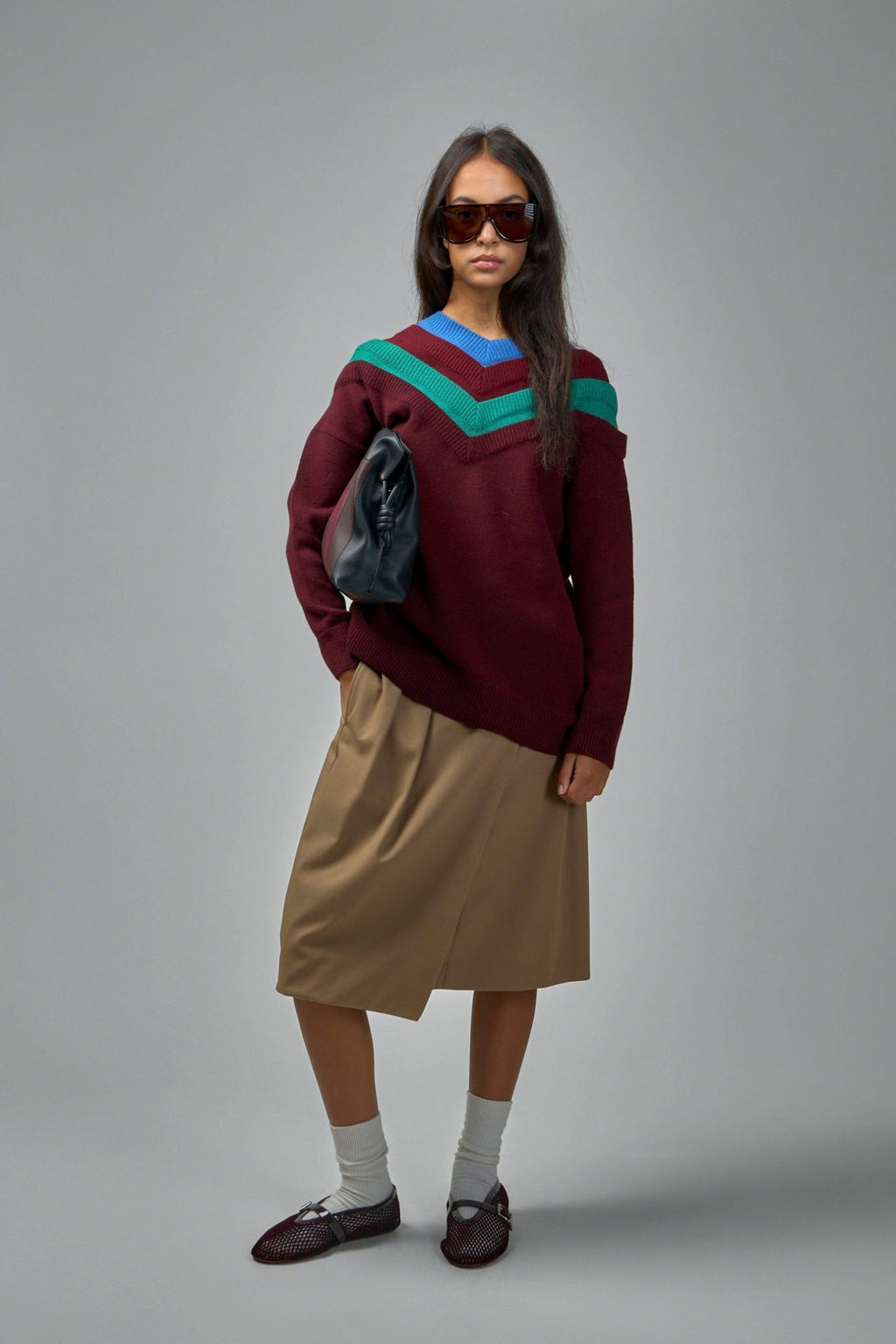 Loewe - Wool Sweater With Trompe L’Oeil Design - LABELS