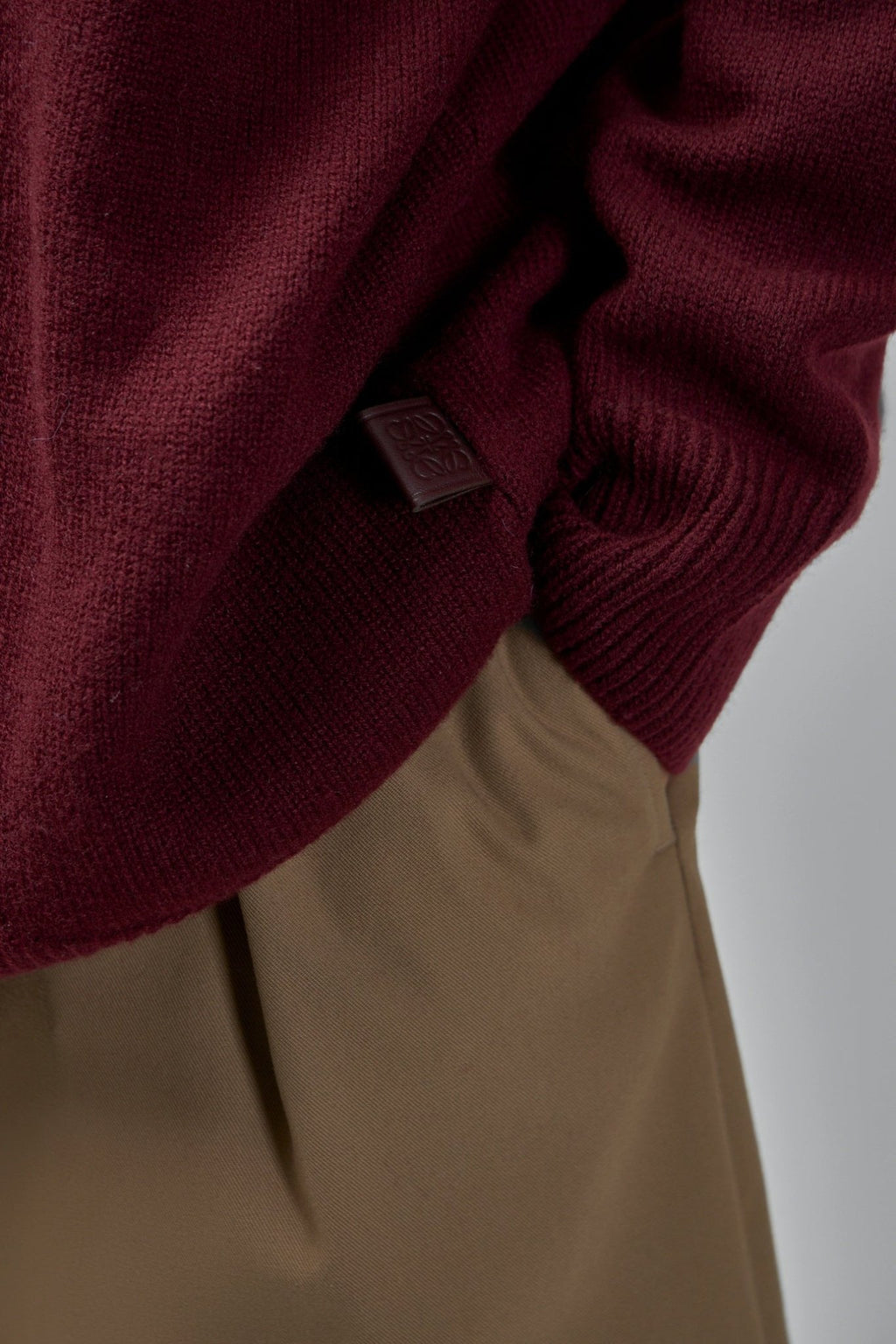 Loewe - Wool Sweater With Trompe L’Oeil Design - LABELS