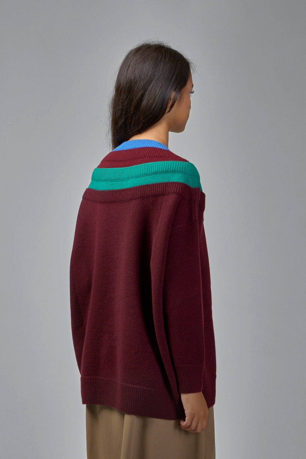 Loewe - Wool Sweater With Trompe L’Oeil Design - LABELS