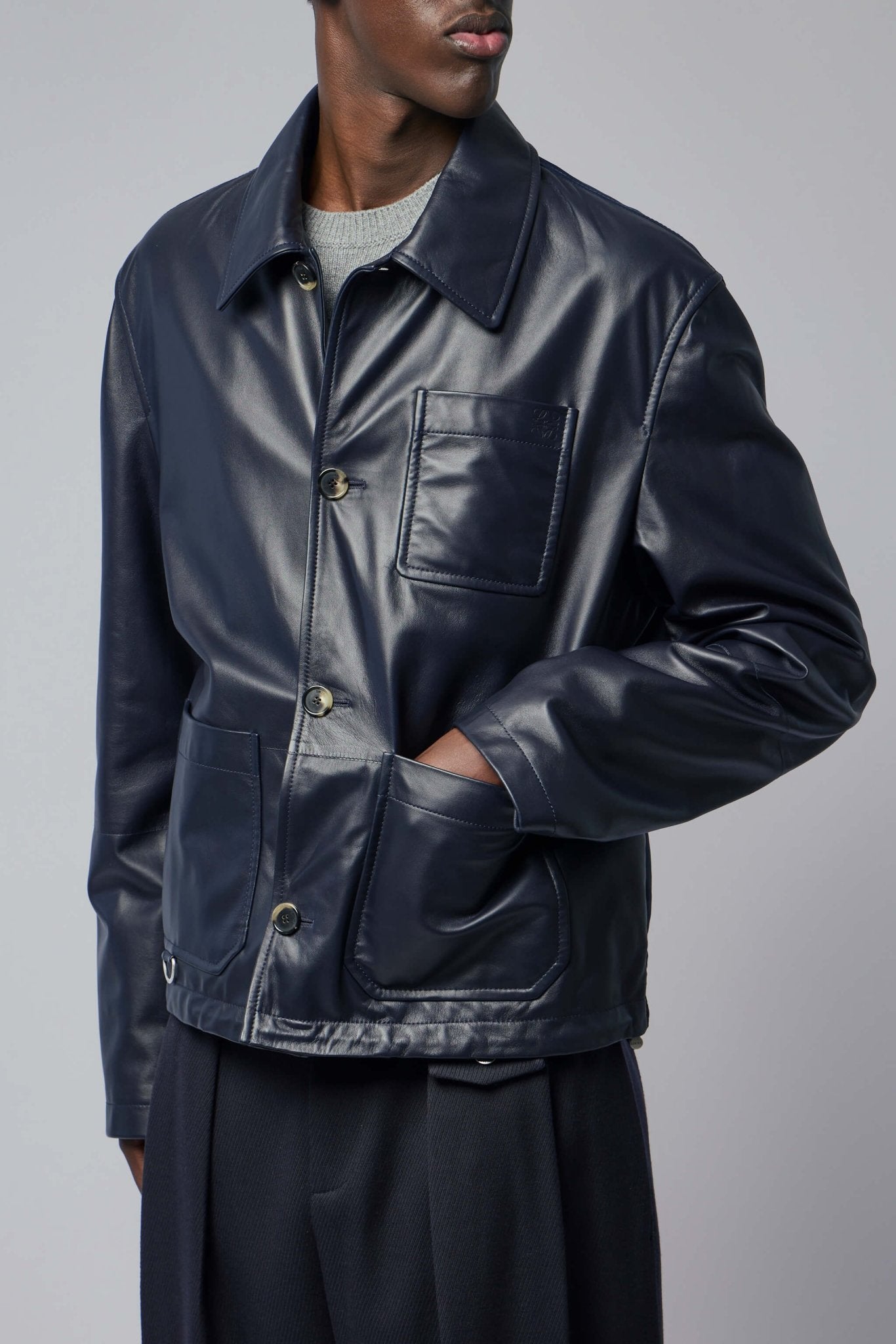 Loewe Leather Jackets - Workwear Style – LABELS