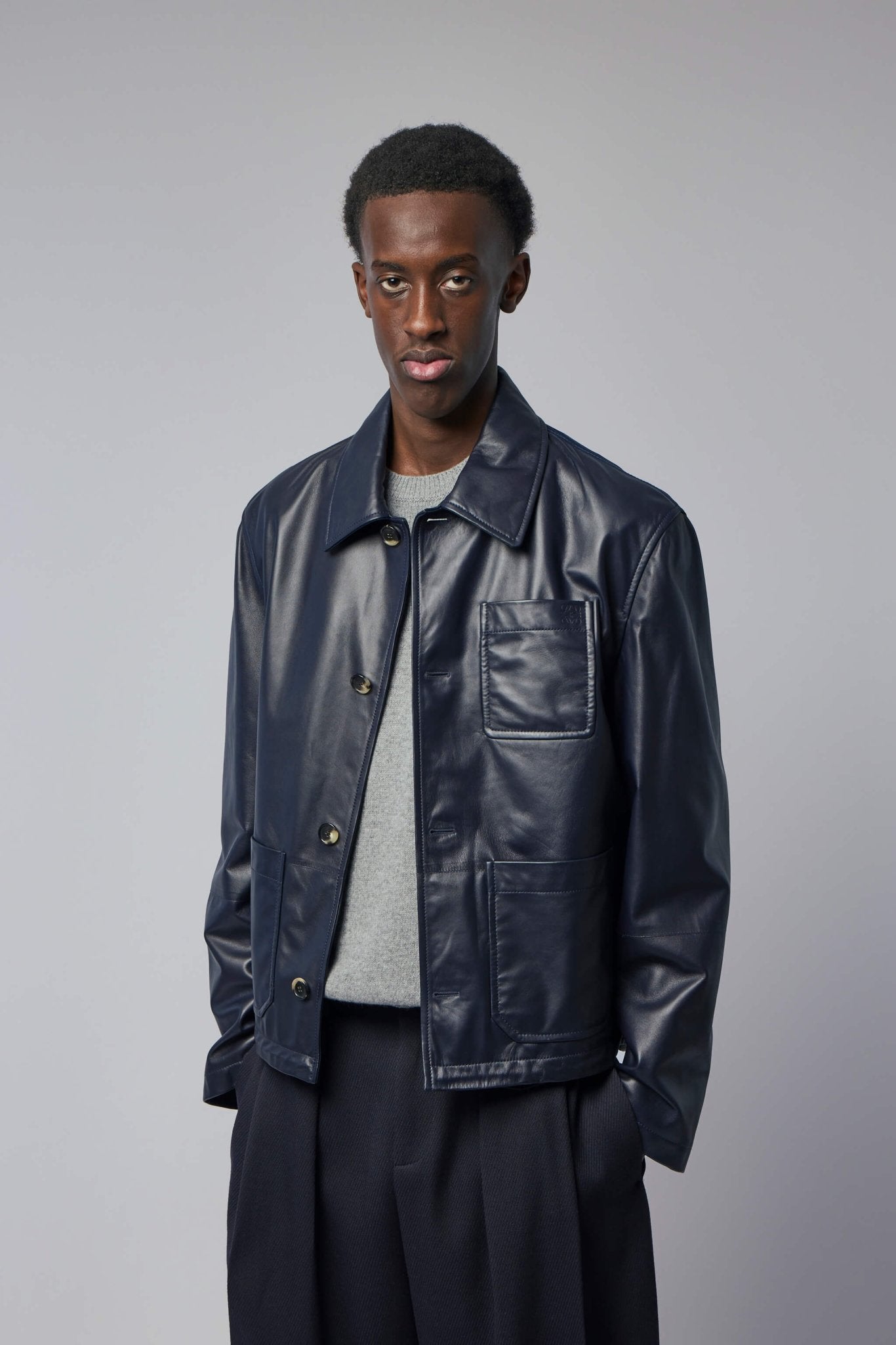 Loewe Leather Jackets - Nappa Calfskin Overshirt – LABELS