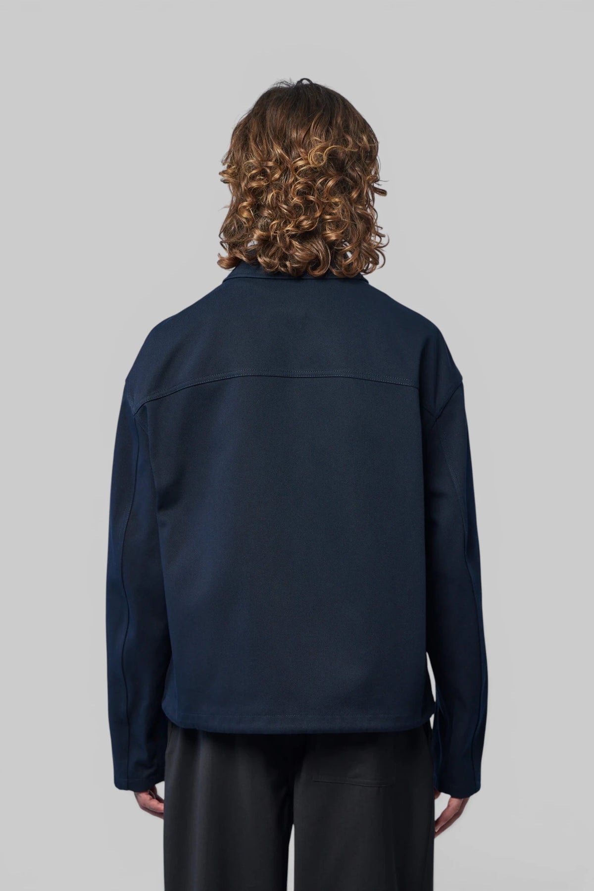 Loewe zip-up jacket paired with trousers full outfit