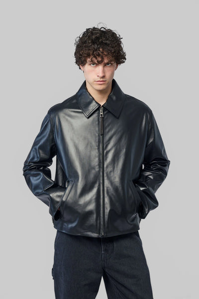 ✨LOEWE ヤギ革 スエード MA-1 パフスリーブ フライトジャケット