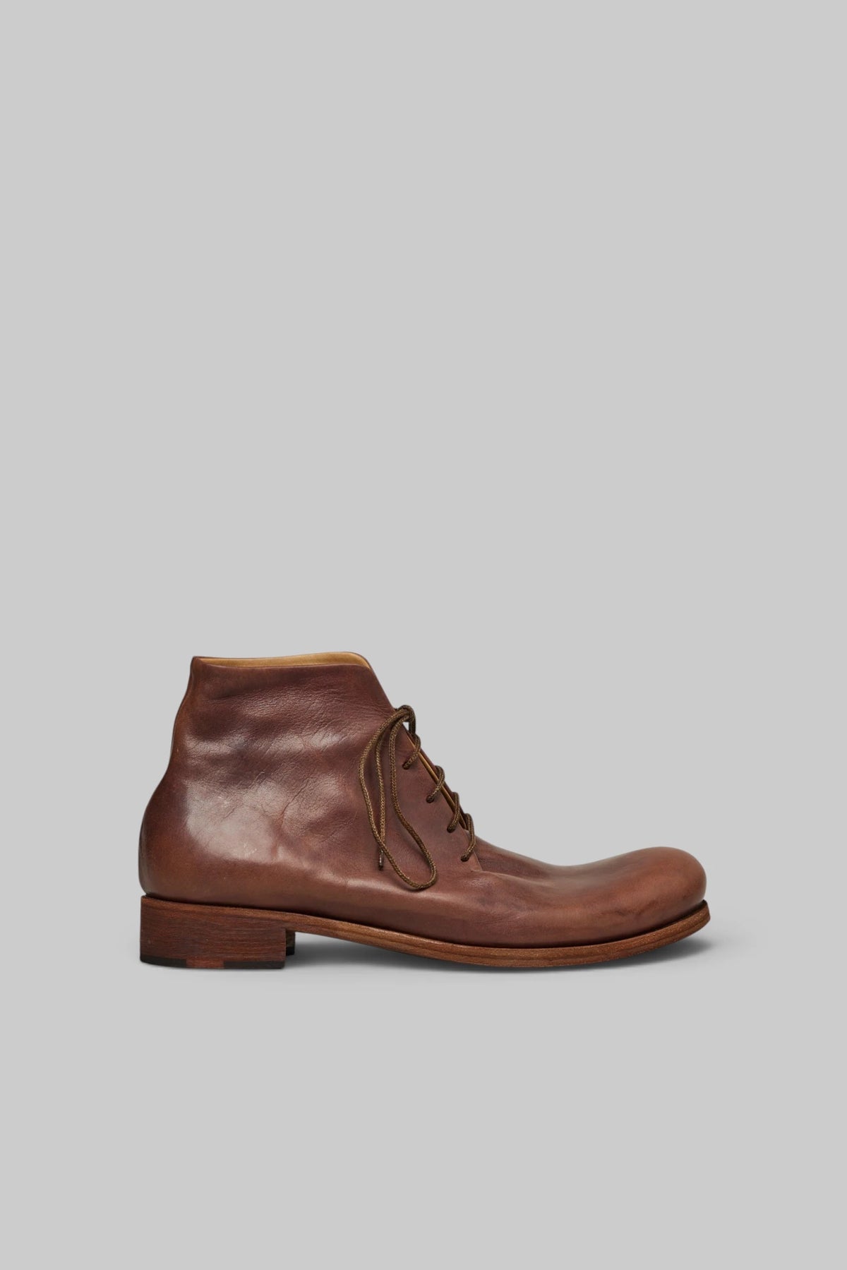 M.A+ Maurizio Amadei - 1 Piece Leather Short Boot - LABELS