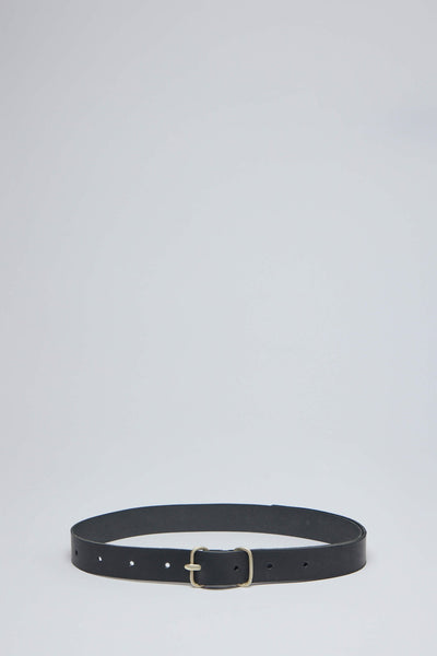 Double Oval Buckle Wide Belt