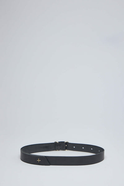 Double Oval Buckle Wide Belt