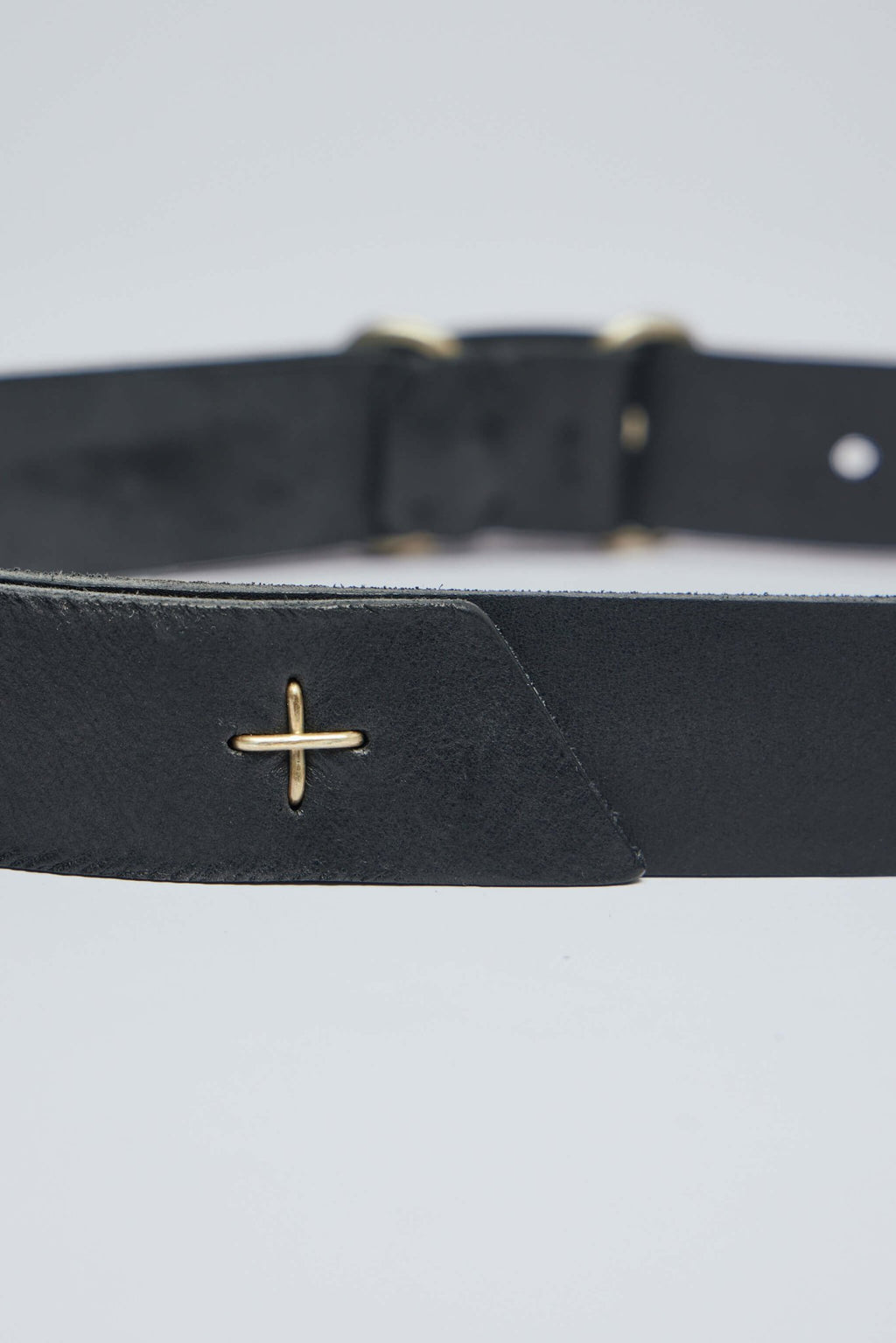 M.A+ Maurizio Amadei - Double Oval Buckle Wide Belt - LABELS