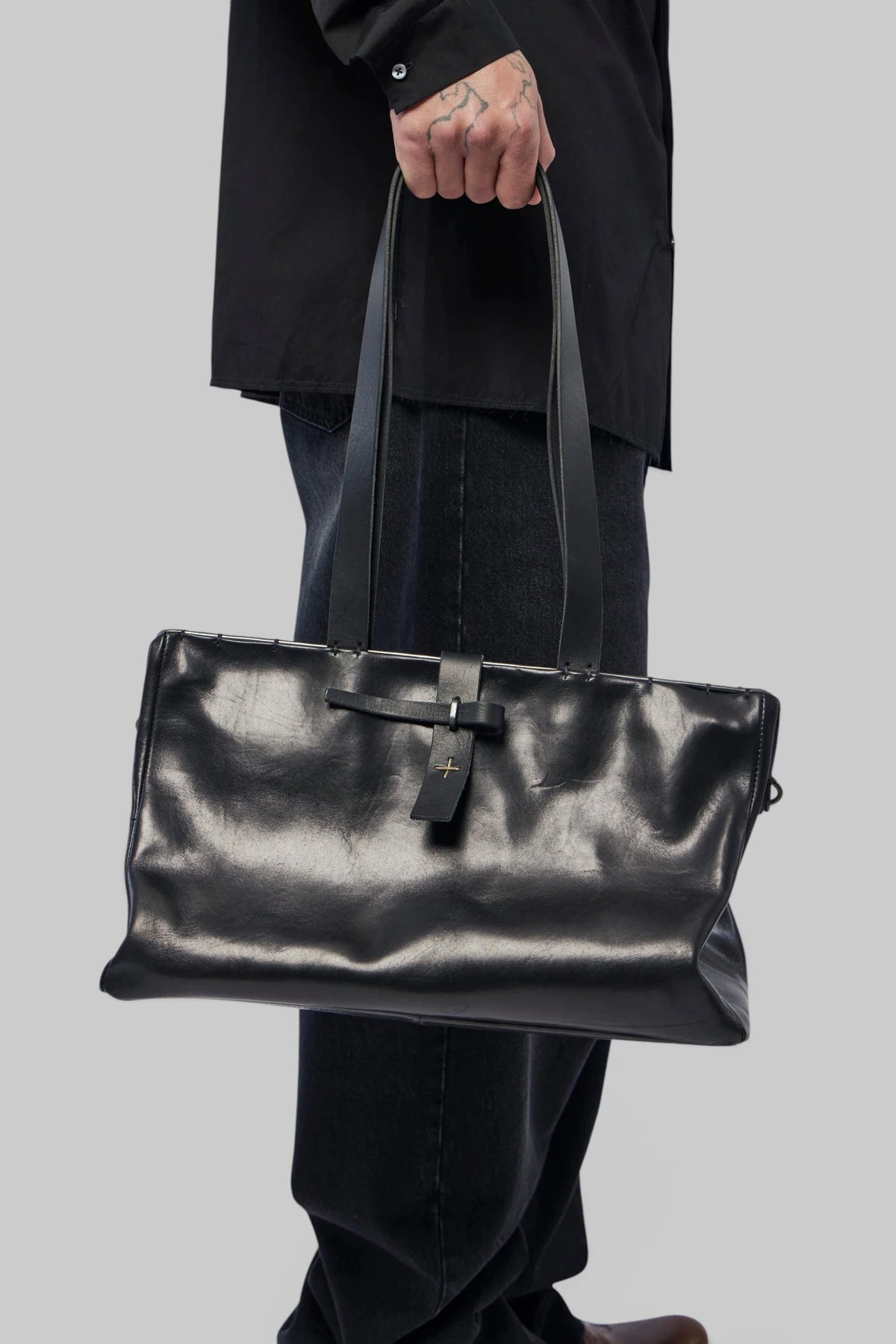 M.A+ Maurizio Amadei - Iron Rim Medium Doctor's Bag - LABELS