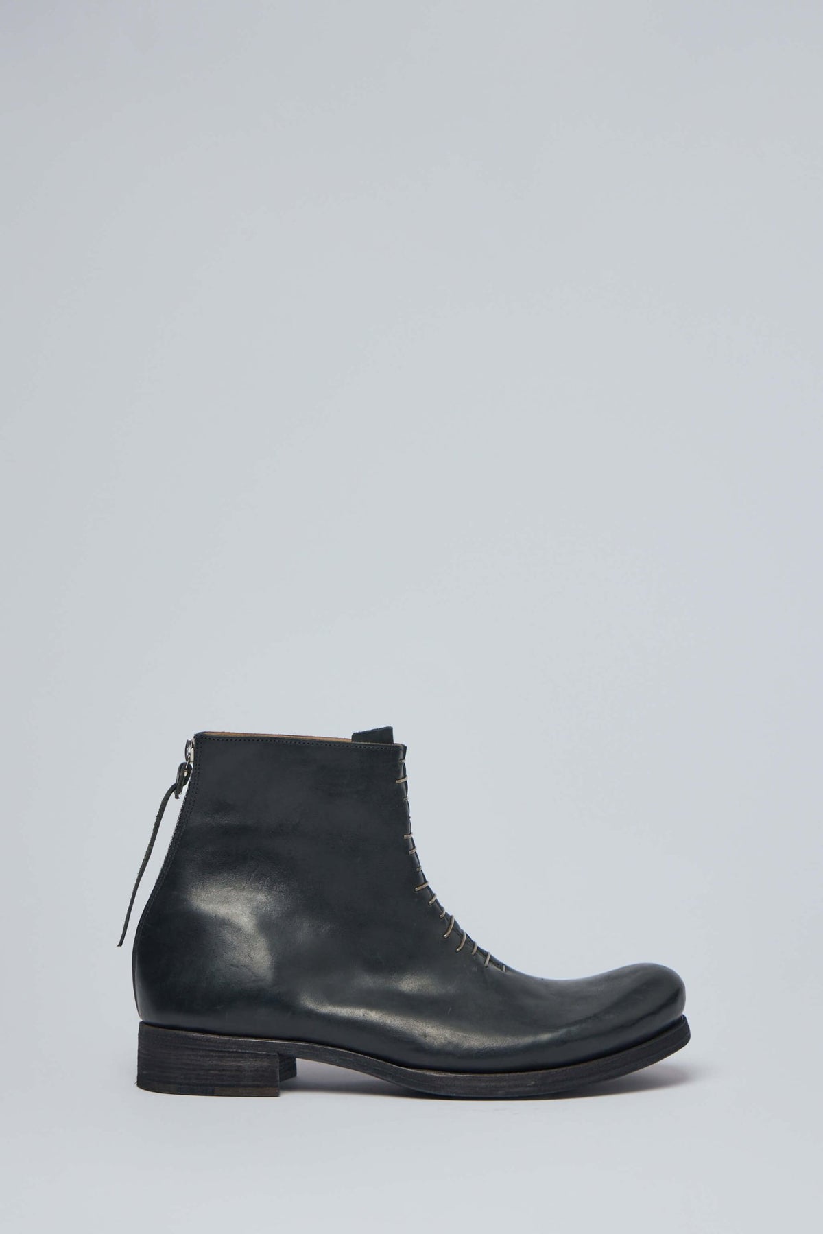 M.A+ Maurizio Amadei Boots in premium horse leather with back zipper detail