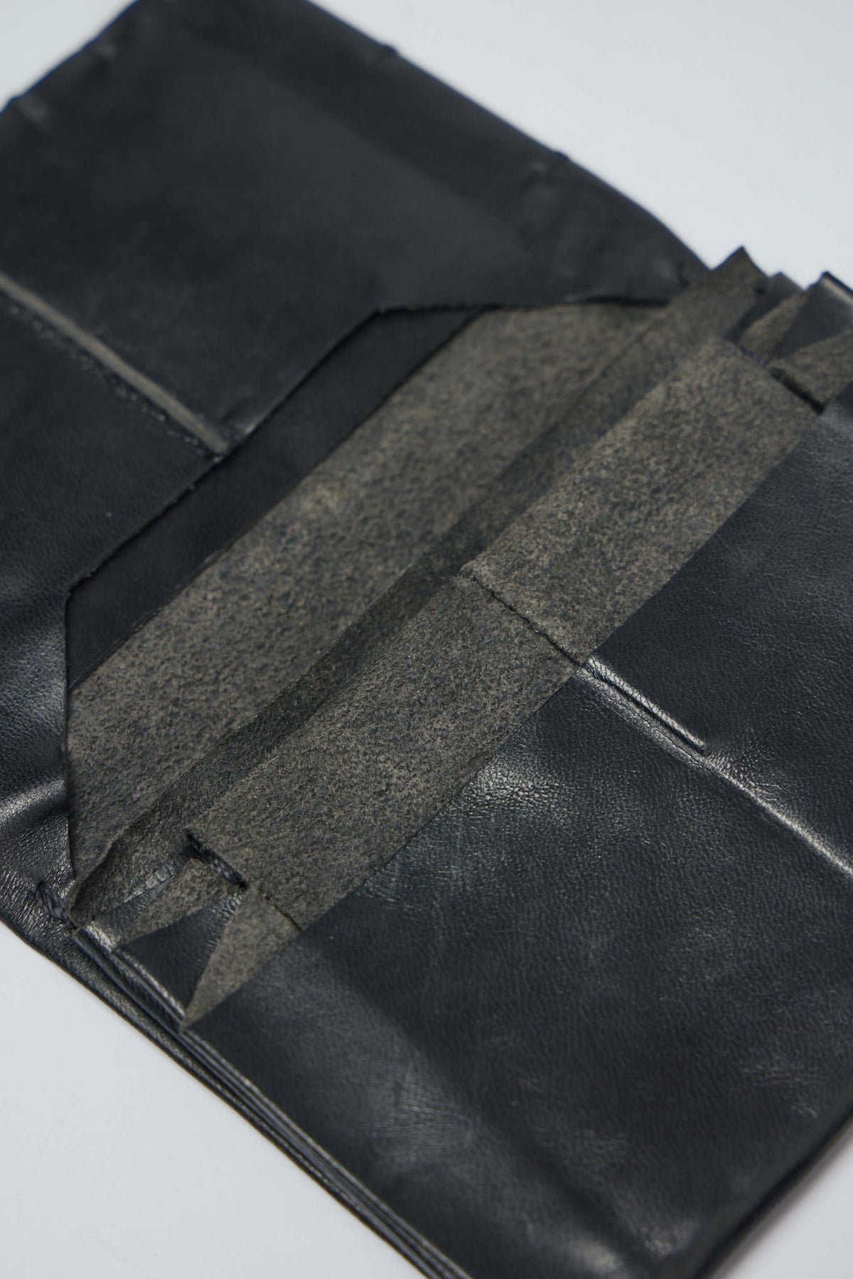 Premium cow leather wallet by M.A+ featuring clean lines and sophisticated finish, view 5