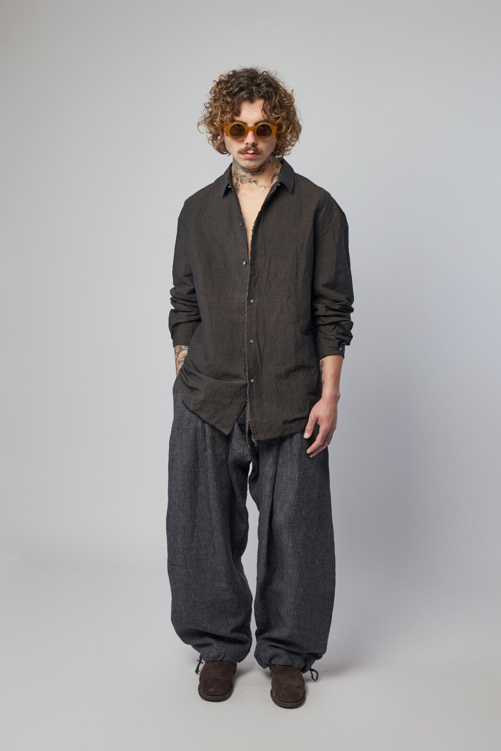 M.A+ Maurizio Amadei - Straight Medium Fit Shirt - LABELS