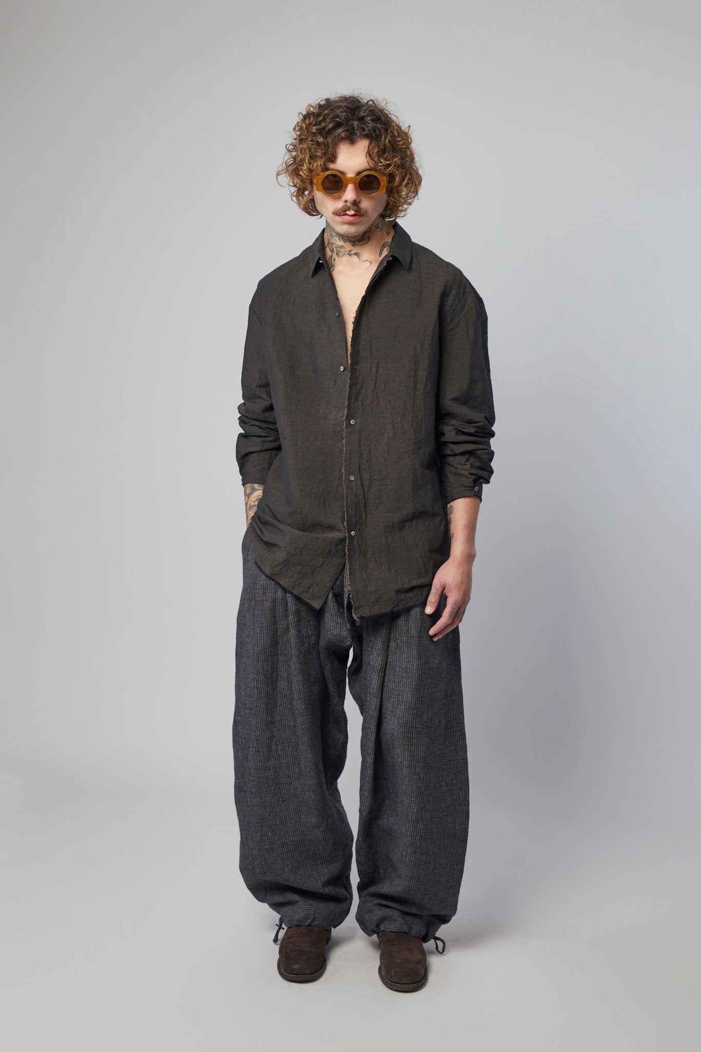 M.A+ Maurizio Amadei - Straight Medium Fit Shirt - LABELS