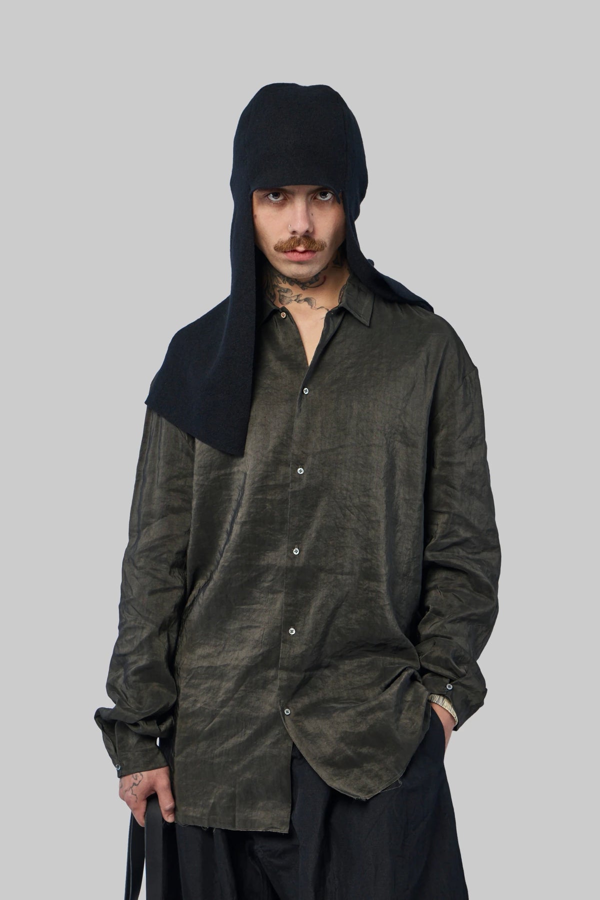 M.A+ Maurizio Amadei - Straight Medium Fit Shirt - LABELS