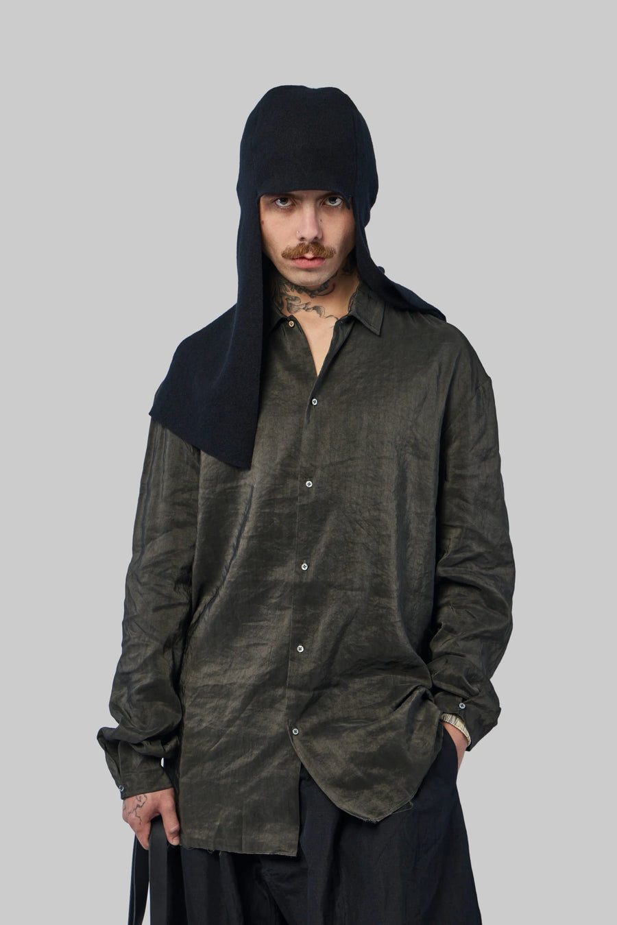 M.A+ Maurizio Amadei - Straight Medium Fit Shirt - LABELS