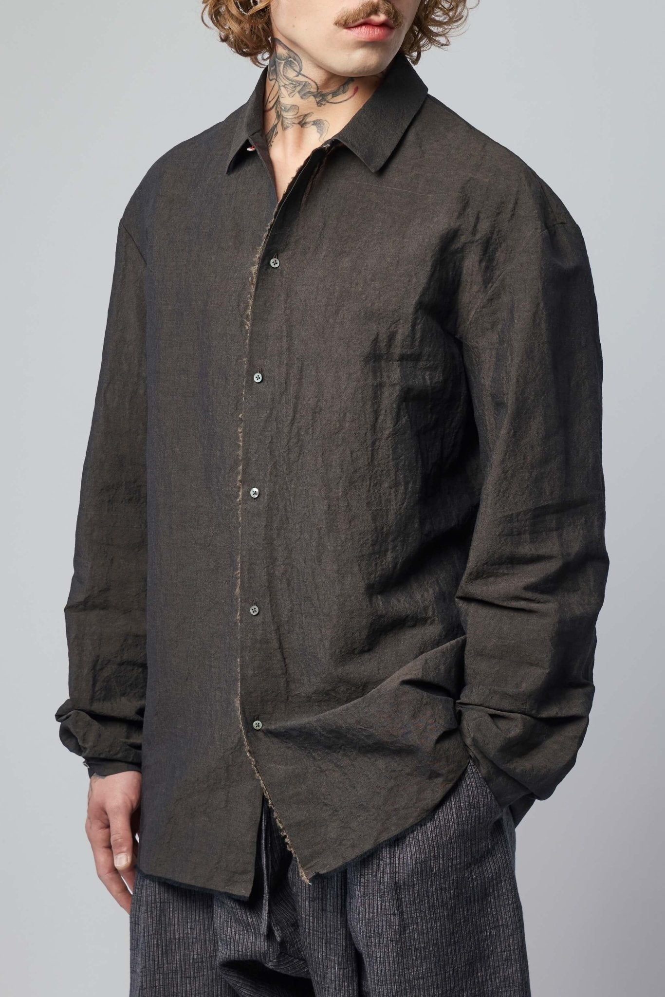 M.A+ Maurizio Amadei - Straight Medium Fit Shirt - LABELS