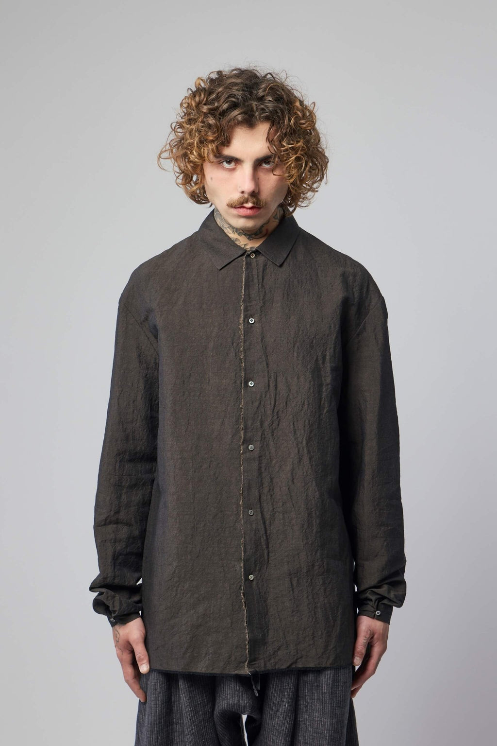 M.A+ Maurizio Amadei - Straight Medium Fit Shirt - LABELS
