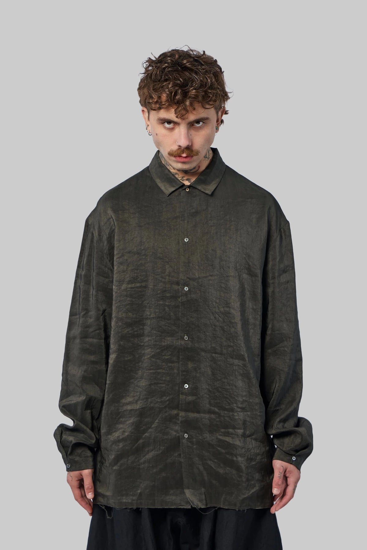 M.A+ Maurizio Amadei - Straight Medium Fit Shirt - LABELS