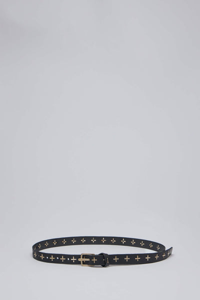 '+' Studded Q Buckle Med Belt