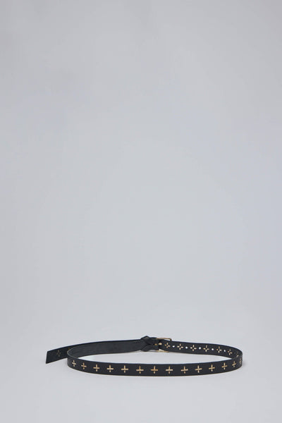 '+' Studded Q Buckle Med Belt