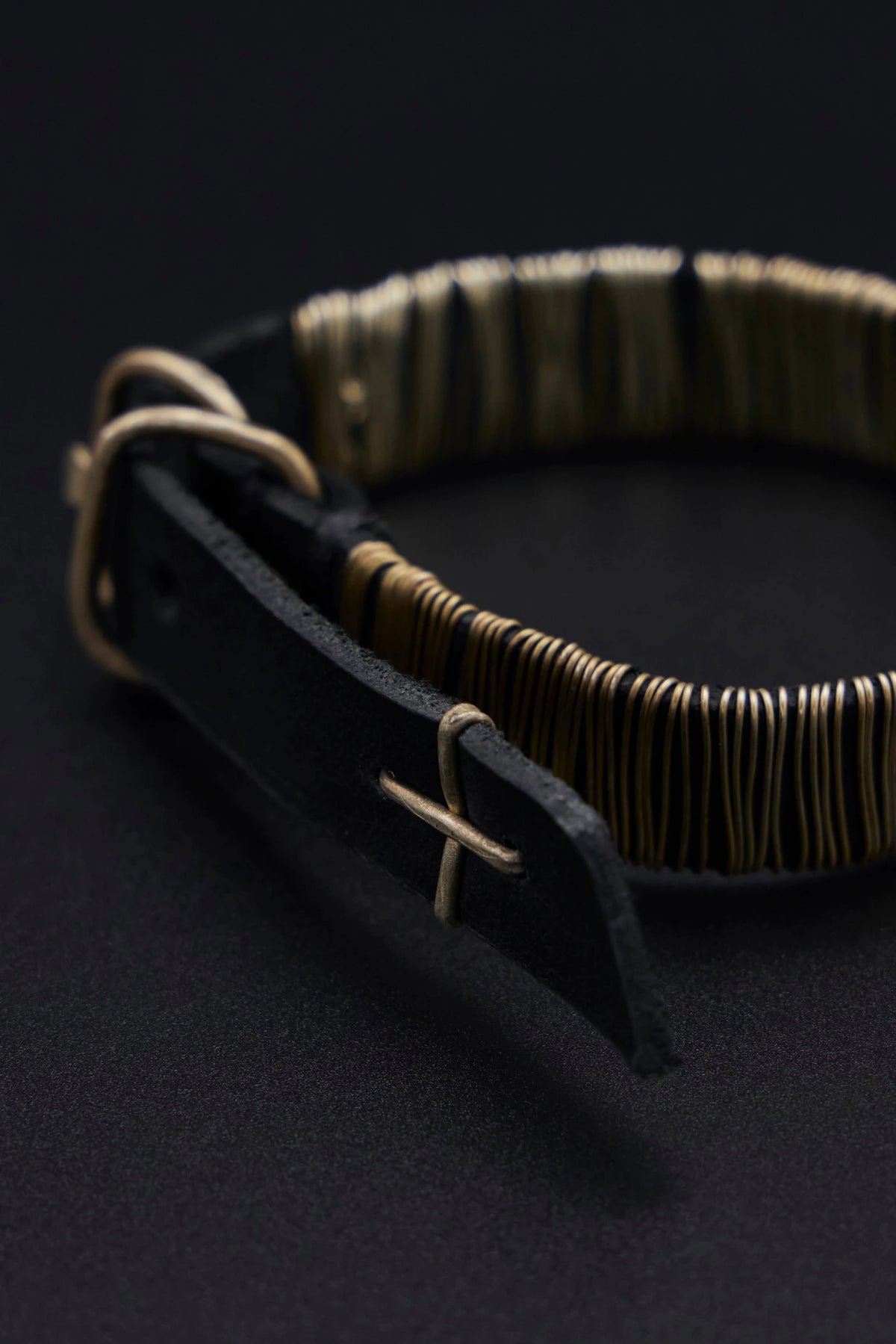 M.A+ Maurizio Amadei - Thin Silver Wrapped Wrist Band - LABELS