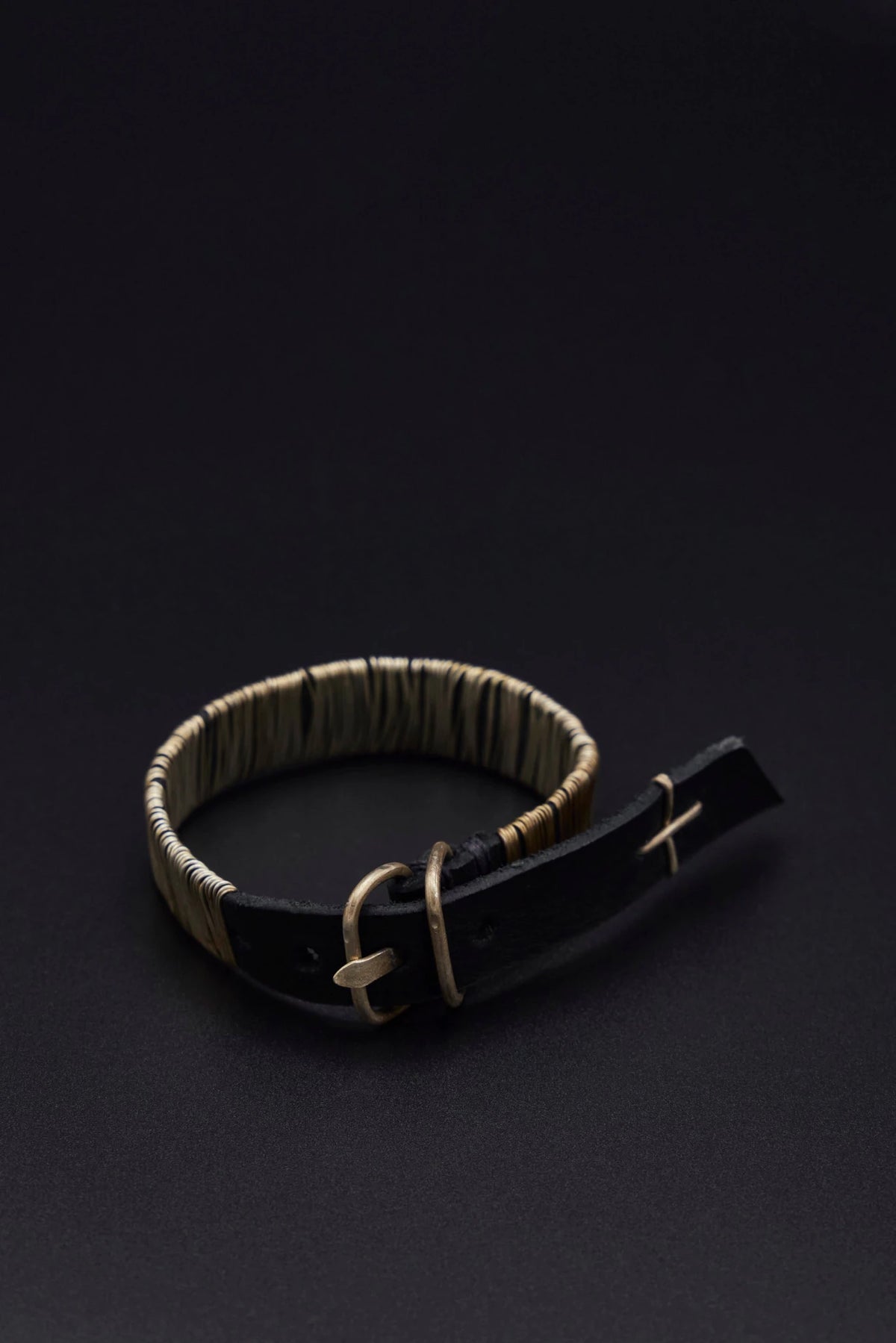 M.A+ Maurizio Amadei - Thin Silver Wrapped Wrist Band - LABELS