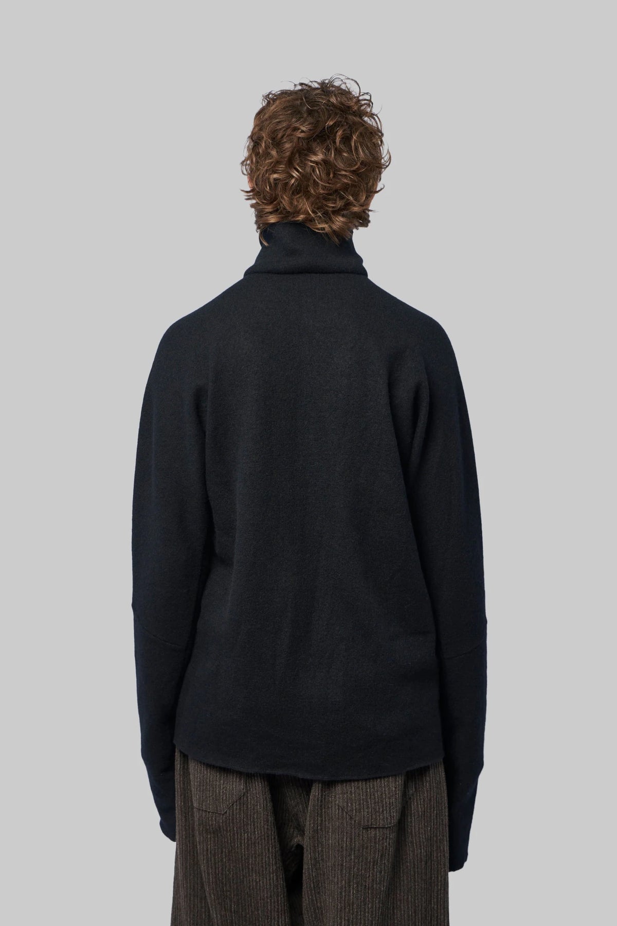 M.A+ Maurizio Amadei - Zipped Tall Collar Shirt - LABELS