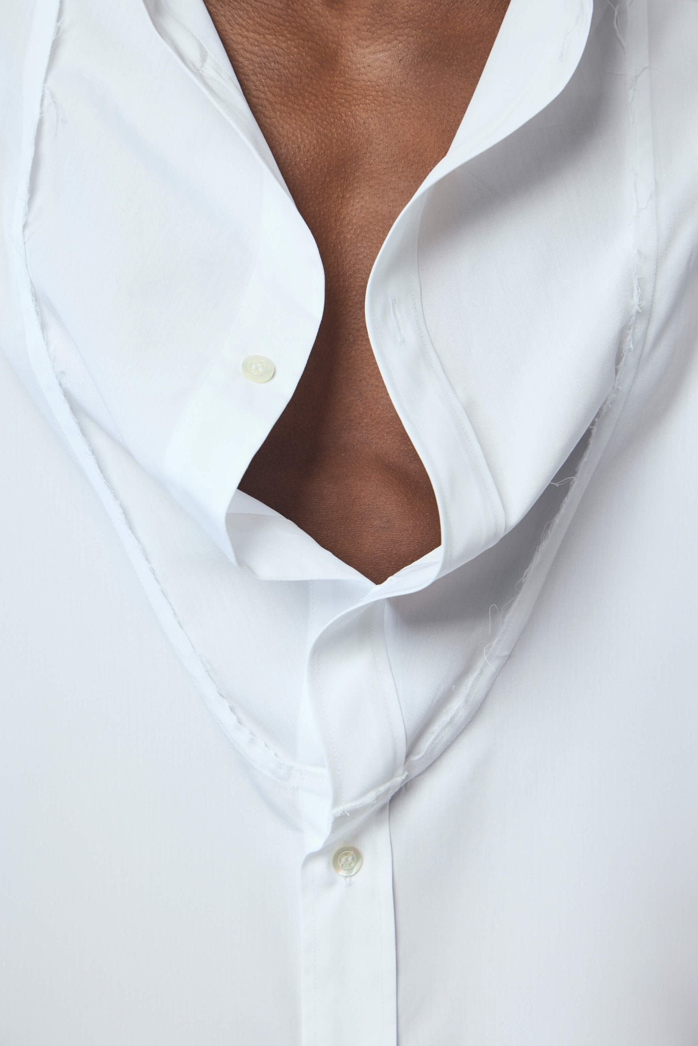 Maison Margiela - Folded Collar Cotton Shirt - LABELS