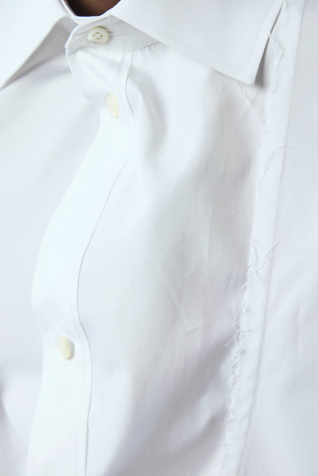 Maison Margiela - Folded Collar Cotton Shirt - LABELS