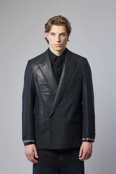 Foiled Wool Blazer