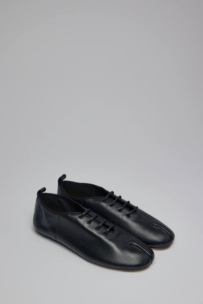Split-Toe Leather Lace-ups
